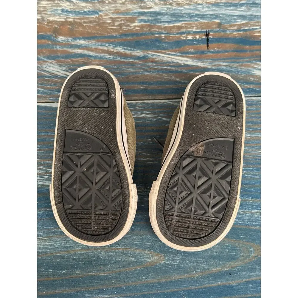 Converse All Star Green Kids/Toddler shoes, size 6